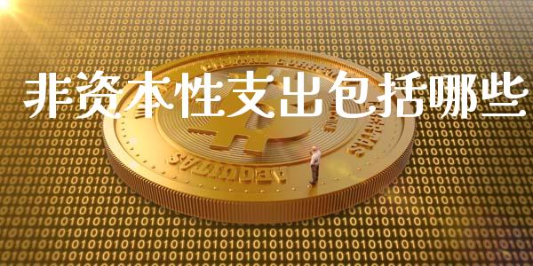 非资本性支出包括哪些_https://www.gongyisiwang.com_广发期货手续费_第1张