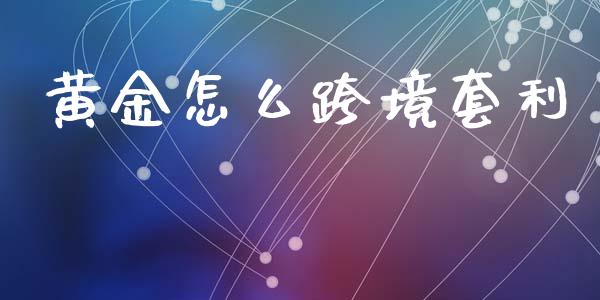 黄金怎么跨境套利_https://www.gongyisiwang.com_期货公司手续费排名_第1张
