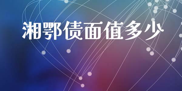 湘鄂债面值多少_https://www.gongyisiwang.com_焦炭期货手续费_第1张