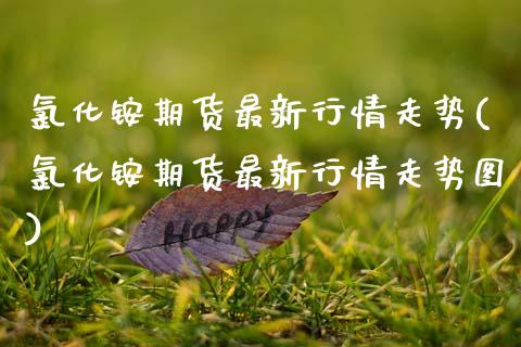 氯化铵期货最新行情走势(氯化铵期货最新行情走势图)_https://www.gongyisiwang.com_期货公司手续费排名_第1张