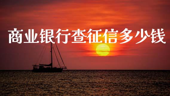 商业银行查征信多少钱_https://www.gongyisiwang.com_股指期货交易手续费_第1张