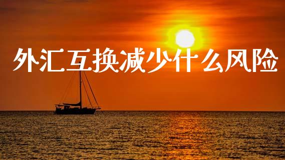 外汇互换减少什么风险_https://www.gongyisiwang.com_焦炭期货手续费_第1张