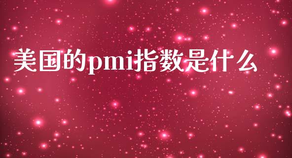 美国的pmi指数是什么_https://www.gongyisiwang.com_广发期货手续费_第1张