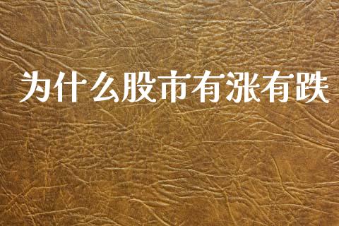 为什么股市有涨有跌_https://www.gongyisiwang.com_期货公司手续费排名_第1张