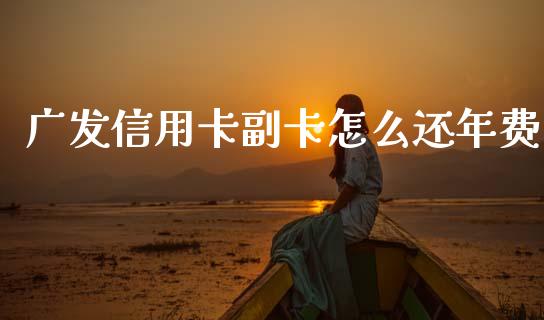 广发信用卡副卡怎么还年费_https://www.gongyisiwang.com_股指期货交易手续费_第1张