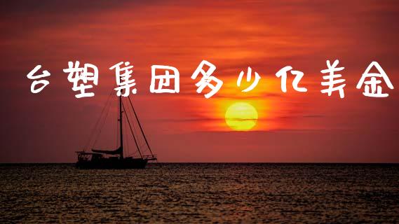 台塑集团多少亿美金_https://www.gongyisiwang.com_焦炭期货手续费_第1张