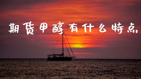 期货甲醇有什么特点_https://www.gongyisiwang.com_期货公司手续费排名_第1张