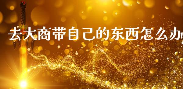 去大商带自己的东西怎么办_https://www.gongyisiwang.com_期货公司手续费排名_第1张
