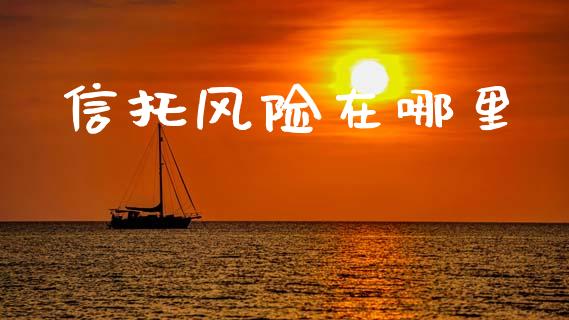 信托风险在哪里_https://www.gongyisiwang.com_广发期货手续费_第1张