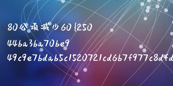 80公项减少60%是多少顷_https://www.gongyisiwang.com_广发期货手续费_第1张