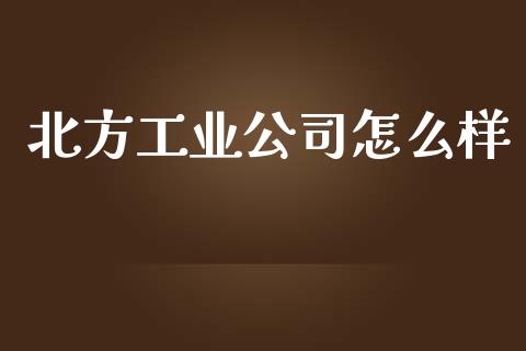 北方工业公司怎么样_https://www.gongyisiwang.com_期货公司手续费排名_第1张