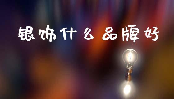 银饰什么品牌好_https://www.gongyisiwang.com_原油期货_第1张