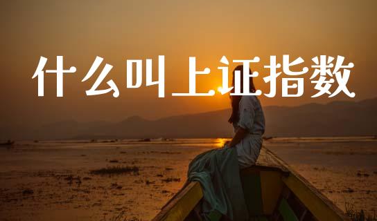 什么叫上证指数_https://www.gongyisiwang.com_广发期货手续费_第1张