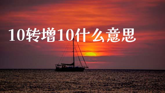 10转增10什么意思_https://www.gongyisiwang.com_股指期货交易手续费_第1张
