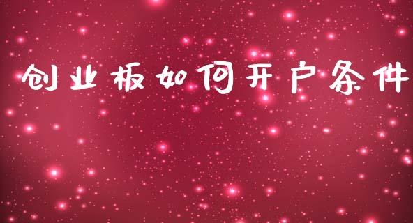 创业板如何开户条件_https://www.gongyisiwang.com_焦炭期货手续费_第1张