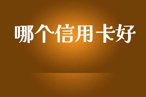 哪个信用卡好_https://www.gongyisiwang.com_恒指期货_第1张