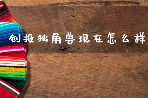 创投独角兽现在怎么样_https://www.gongyisiwang.com_焦炭期货手续费_第1张
