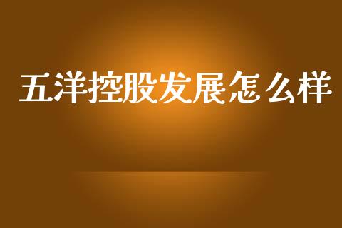 五洋控股发展怎么样_https://www.gongyisiwang.com_焦炭期货手续费_第1张