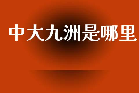 中大九洲是哪里_https://www.gongyisiwang.com_股指期货交易手续费_第1张