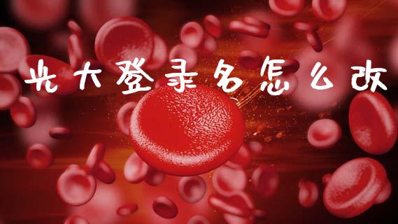 光大登录名怎么改_https://www.gongyisiwang.com_道指_第1张