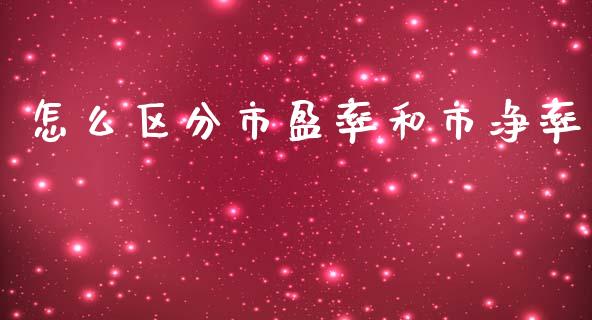 怎么区分市盈率和市净率_https://www.gongyisiwang.com_股指期货_第1张