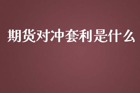 期货对冲套利是什么_https://www.gongyisiwang.com_原油期货_第1张