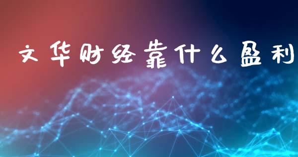 文华财经靠什么盈利_https://www.gongyisiwang.com_恒指期货_第1张