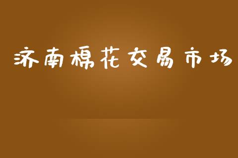 济南棉花交易市场_https://www.gongyisiwang.com_股指期货交易手续费_第1张