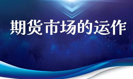 期货市场的运作_https://www.gongyisiwang.com_股指期货_第1张