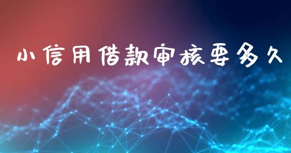 小信用借款审核要多久_https://www.gongyisiwang.com_期货公司手续费排名_第1张