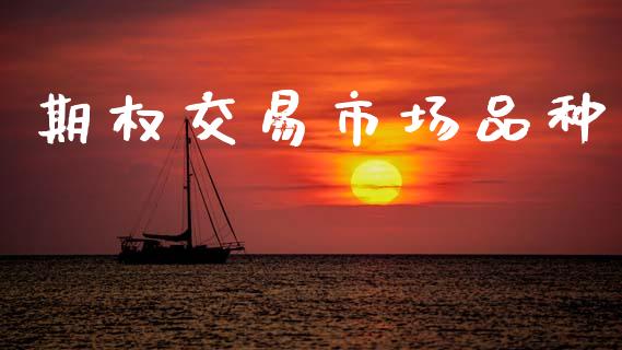 期权交易市场品种_https://www.gongyisiwang.com_股指期货交易手续费_第1张