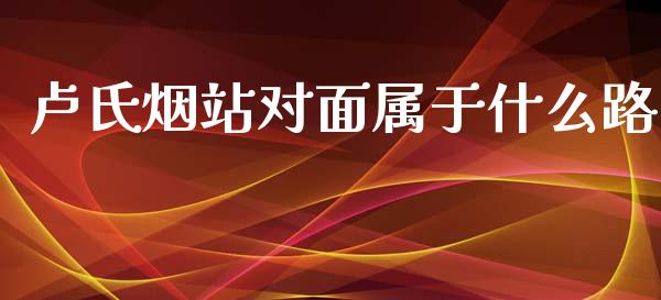 卢氏烟站对面属于什么路_https://www.gongyisiwang.com_期货公司手续费排名_第1张